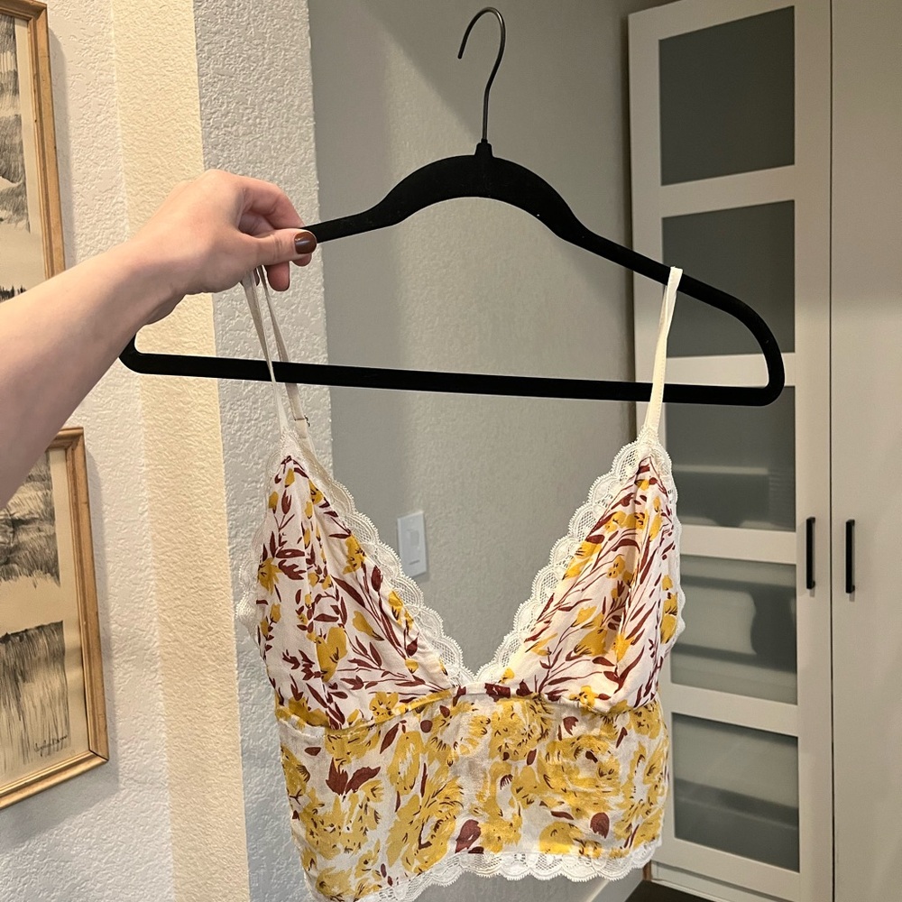 Chaan Lu Floral Bralette Cami